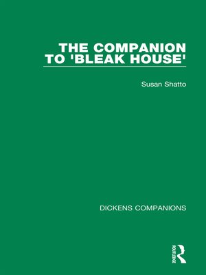 cover image of The Companion to 'Bleak House'